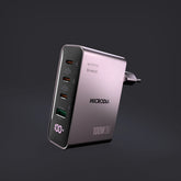 Сетевое зарядное устройство SMARTCube™ Vision 100 Вт GaN Pro с дисплеем питания, 3 порта USB-C PD3.1 + USB-A